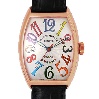 FRANCK MULLER スーパーコピー フランクミュラー トノウカーベックス 5850SC カラードリームス シルバー